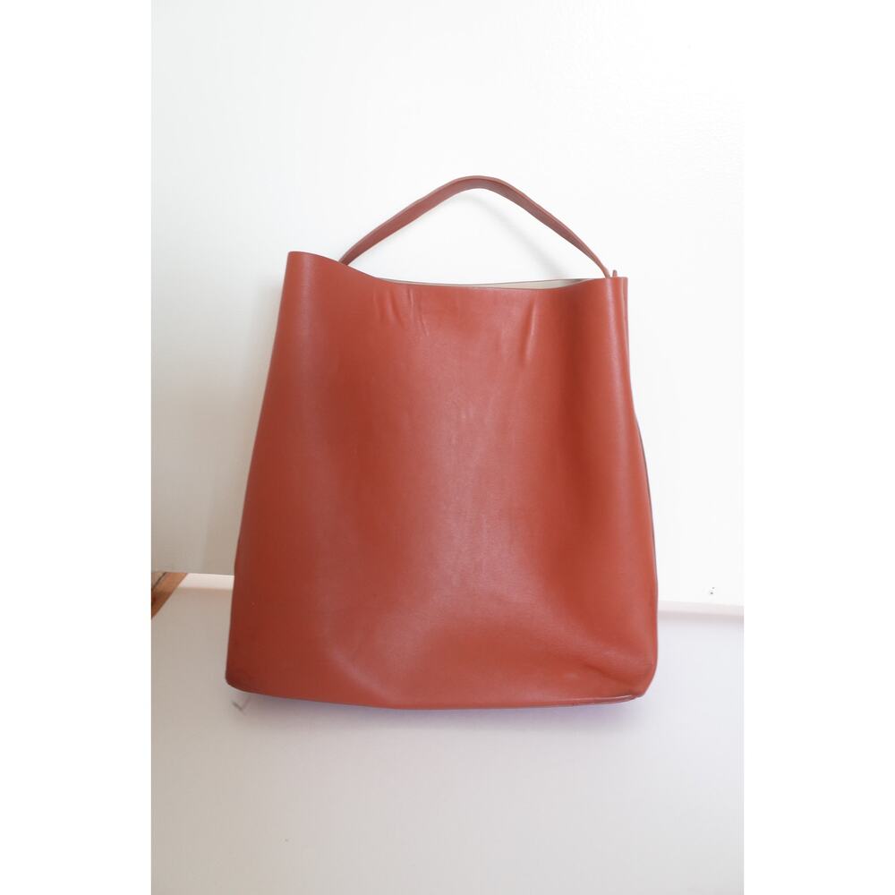 Aesther Ekme Sac Bag in Smooth Leather Rust